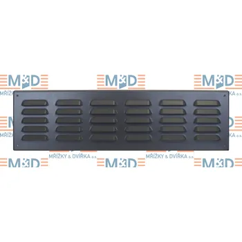 Větrací mřížka Mřížka 500x140 mm ANTRACIT - RAL 7016 (větrací mřížka šedá 500*140 ANTRACIT )