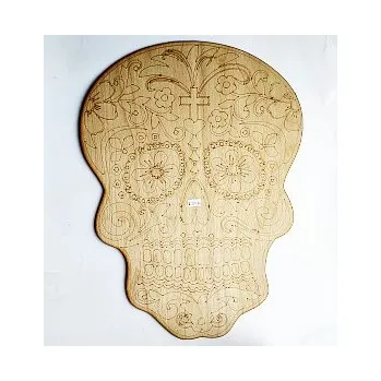 Dřevěná hračka Dřevěný výřez mexická lebka III 500mm