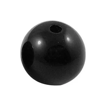 Dětské navlékací korálky Korálek plastový 12mm černý