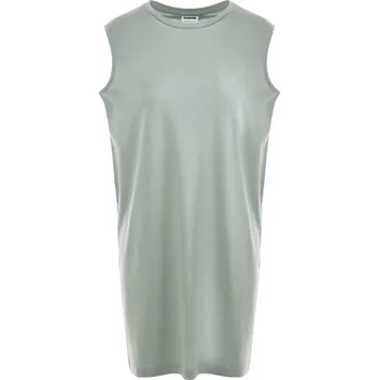 Dámské šaty ZELENOŠEDÉ ŠATY BEZ RUKÁVU Noisy May