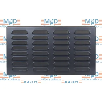 Větrací mřížka Mřížka 340x190 mm ANTRACIT - RAL 7016 (větrací mřížka šedá 340*190 ANTRACIT )