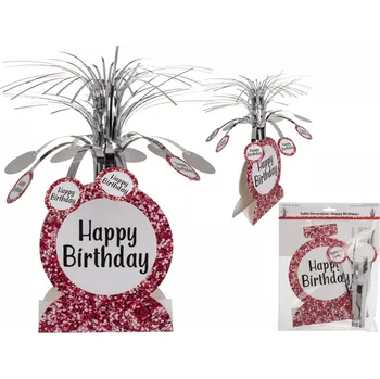 Party dekorace PartyDecoNarozeninová dekorace na stůl - Happy Birthday