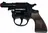 Alltoys Gonher policejní revolver kovový 8 ran, černý