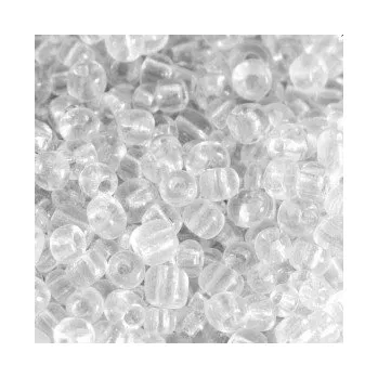 Dětské navlékací korálky Rokajl Preciosa 1. jakost 6/0 průhledné č. 097