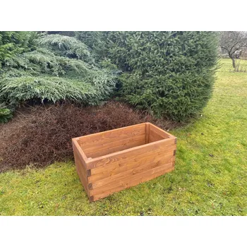 Pěstební box Vyvýšený záhon Pekárek Barva prken: Prkna bez barvy (neošetřené), Velikost: 50 x 40 x 32 cm (d x h x v)