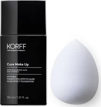 Make-up Korff Cure Invisible tekutý make-up pro přirozený vzhled 30 ml 01 Creamy