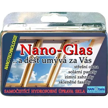 Čisticí prostředek na okna NANO-GLAS hydrofobní impregnace skla