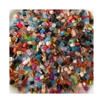 Dětské navlékací korálky Rokajl 12/0 mišmaš 3