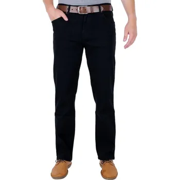 Pánské džíny Pánské jeans WRANGLER W12109004 TEXAS STRETCH BLACK OVERDYE Velikost: 30/32 Tričko zdarma při nákupu nad 3000,-!