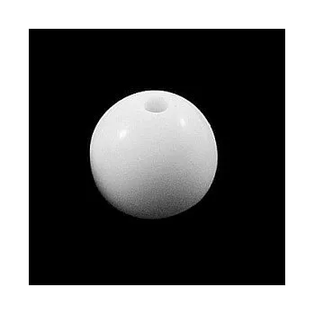 Dětské navlékací korálky Korálek plastový 8mm bílý