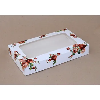 Svatební dekorace Krabice svatební a dárková 251504 Růžičky