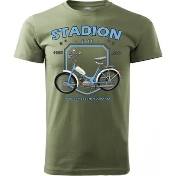 Pánské oblečení STRIKER Tričko STADION S-11 Barva: Olivová, Velikost: XXL
