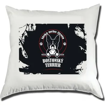 Povlak na polštářek STRIKER Povlak na polštářek Bostonský terier