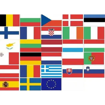 Vlajka Sada EU - stolní vlaječky 11x16,5 cm 36909