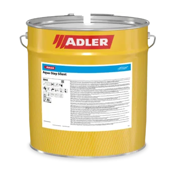 Lak na dřevo Adler BLUEFIN STEP-SILENT G30 (dříve AQUA-STEP SILENT G30) (Bezbarvý lak na schodiště) mat Hmotnost balení: 4 kg + dárek k objednávce nad 1000Kč