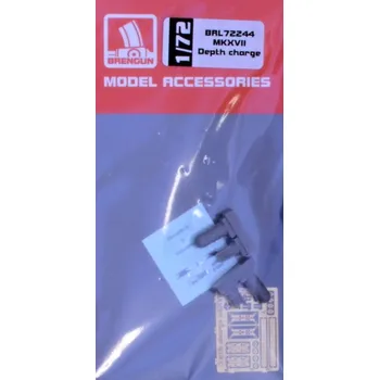 Plastikový model Brengun 1/72 MKXVII Depth charge (resin set)
