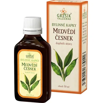 Přírodní produkt Valdemar Grešík Bylinné kapky Medvědí česnek 50 ml