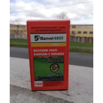 Pesticid LOVELA Terezín s.r.o. BANVEL 480 S 7,5 ml - hubí plevele ve sportovních trávnících