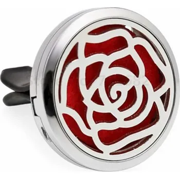 Vůně do auta Aroma difuzér do auta Růže (Vaše jedinečná, originální přírodní vůně do auta, Váš osobní parfém do auta.)