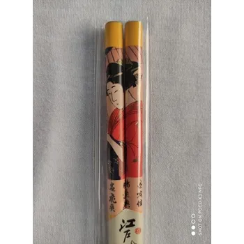 Jídelní hůlka Hůlky japonské Gejša žluté 1 pár