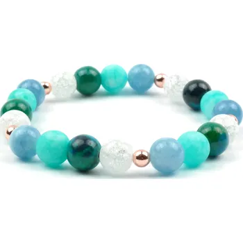 Náramek Moni dámský náramek chalcedon angelit chryzokol