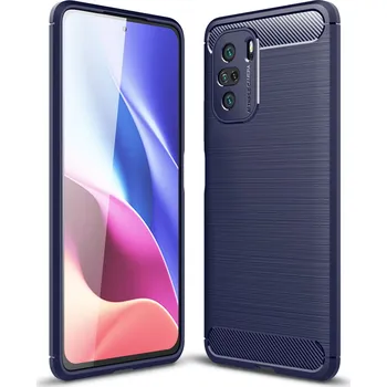 Pouzdro na mobilní telefon Pouzdro TVC Carbon pro Xiaomi Poco F3 Barva: Modrá