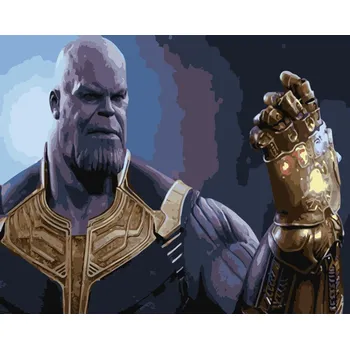 Malování podle čísel s rámem "Thanos" 50x40cm