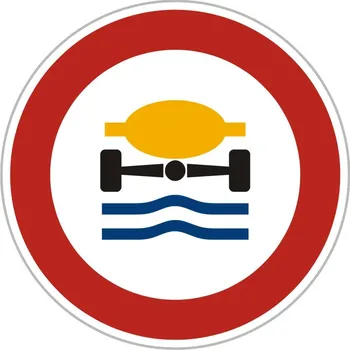 Dopravní značení Dopravní Značka B19 Zákaz vjezdu vozidel přepravujících náklad, který může způsobit znečištění vody