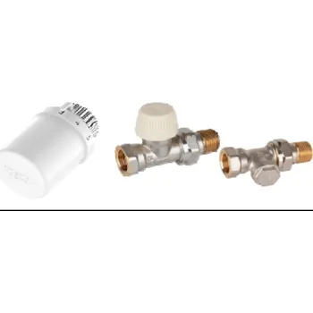 Hlavice pro radiátor Honeywell VTL3020DS15 DN15 Termostatická hlavice Thera-6+radiátorový ventil a šroubení přímý
