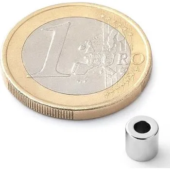Dekorativní magnet Neodymový kruhový magnet Ø&nbsp;5/2,5 mm, v.&nbsp;5&nbsp;mm, diametral, síla 850 g