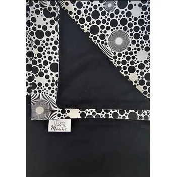 Dětská deka CARATTI Letní deka Melody by C... černá/čb kola