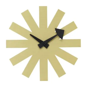 Asterisk Clock mosazná