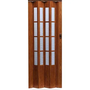 Interiérové dveře Shrnovací dveře Crystalline glass ořech světlý 860mm