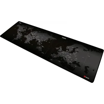Podložka pod myš C-TECH podložka pod myš MP-01W (World) mapa světa, 900x270x4mm, obšité okraje - MP-01W