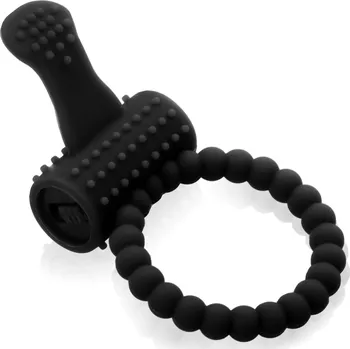 Návlek na penis KULIČKOVÝ KROUŽEK NA PENIS VIBRACE VÝSTUPKY MASÁŽ - 76271157