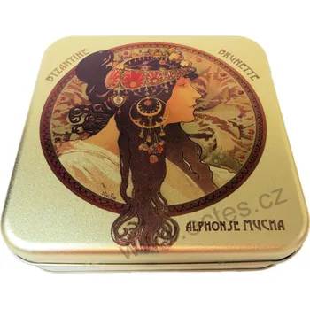 Dóza na potraviny BRUNETTE A.Mucha plechová dóza 7414/40