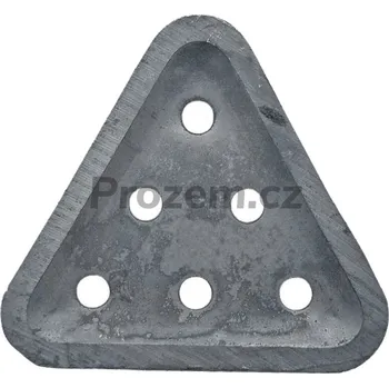 Nůž pro sekačku Wolf, 4111081, 4640240, VZWZ, rozměry 76/6,1/6,1/2 x 19,4 mm, čepel