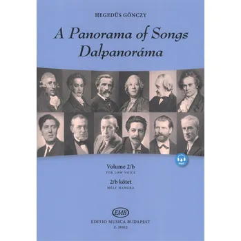 A Panorama of Songs 2b + Audio Online / zpěv (nižší hlas) a klavír