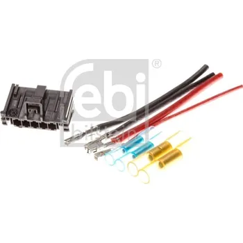 Ventilátor topení a klimatizace Opravářská sada kabelů, relé ventilátoru interiéru FEBI BILSTEIN 107144