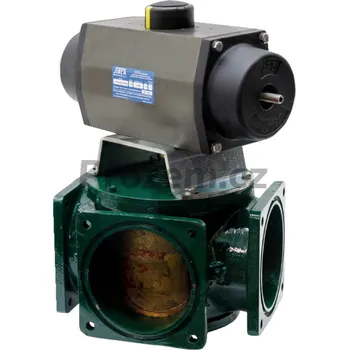 Ventil MZ trojcestný ventil 6" s pneumatickým válcem Typ 0020/620