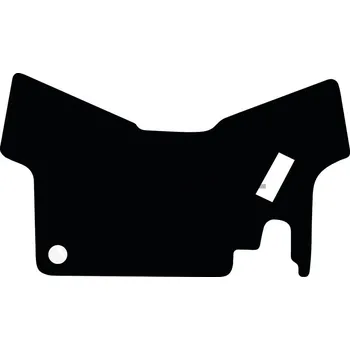 Koberec GRANIT koberec do traktoru Fendt Farmer 300 LSA (do 1993), rohožka do traktoru velur černá, rohož do traktoru