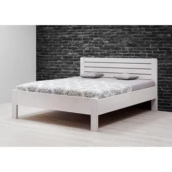 Postel BMB Sofi Lux XL postel - buk Moření: šedá, Provedení: oblé, Rozměr: 160 x 200 cm
