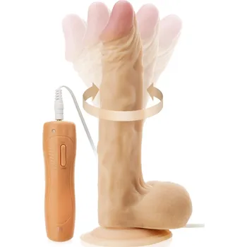 Vibrátor VIBRÁTOR, PENIS S ROTAČNÍM POHYBEM - REALISTICKÝ VELKÝ DONG - 5781823
