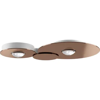Lodes 16132 4630 Bugia Double, stropní svítidlo, 2x15W LED 3000K, lesklá bronz, délka 52cm