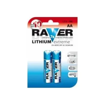 Článková baterie Lithiová tužková baterie R6 1ks - Raver 1,5V