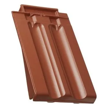 pálená krytina TONDACH Francouzská/Traditon 14 okraj. levá eng.červená