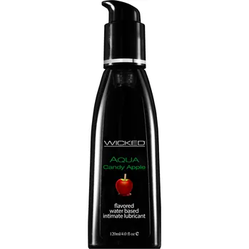 Lubrikační gel WICKED Aqua - Sladké jablko 120 ml lubrikační gel