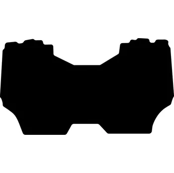 Rohožka GRANIT gumová rohožka do traktoru Lindner Geotrac 84 EP, Geotrac 94 EP (od 2010), černá rohožka do traktoru, rohož do traktoru