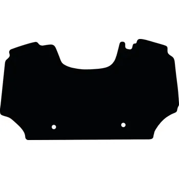 Rohožka GRANIT gumová rohožka do traktoru Deutz Fahr Agroplus (od 1996) s mechanickým urychlovačem, černá rohožka do traktoru, rohož do traktoru