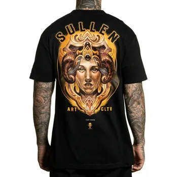 Pánské tričko tričko hardcore pánské - RIBERA - SULLEN - SCM3275_BK - M